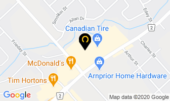 Sports Zone in Hudson map