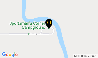 Sportsman's Corner Campground in Coombs map