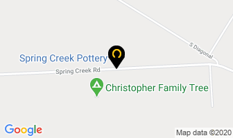 Spring Creek Pottery in Hepworth map