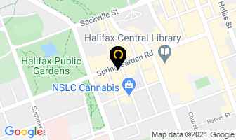 Spring Garden Place in Halifax map
