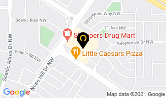 Spring Hill Chiropractic in Calgary map