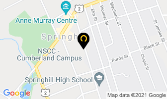Springhill Baptist Church in Springhill map