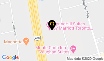 Springhill Suites By Marriott Toronto Vaughan in Vaughan map