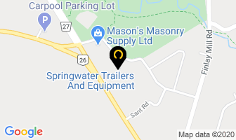 Springwater Trailers And Equipment in Springwater map