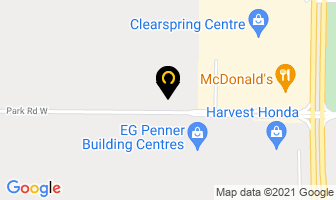 Springwood Homes in Steinbach map