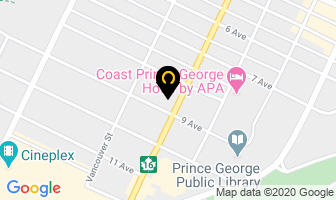 Spruce Credit Union in Prince George map