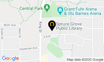Spruce Grove Public Library in Spruce Grove map