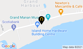 Spruce Hill Shop in Grand Manan map