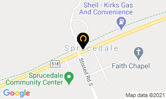 Sprucedale Hotel in Sprucedale map