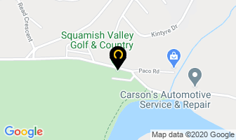 Squamish Valley Golf Club Pro Shop in Squamish map