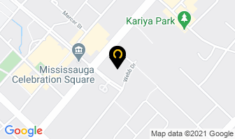 Square One Physiotherapy in Mississauga map