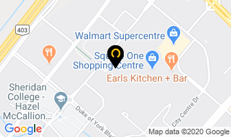Square One Shopping Centre in Mississauga map