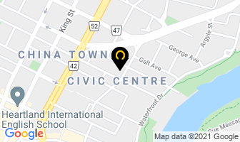 Squash Manitoba in Winnipeg map