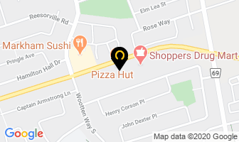 Squeeky Clean Coin Laundry in Markham map