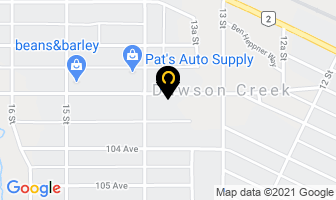 Squigs Gaming Club in Dawson Creek map