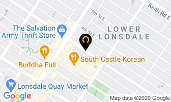 Squires Cleaners in North Vancouver map