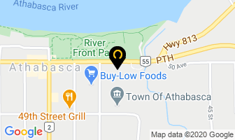 Ss Athabasca Car Wash in Athabasca map