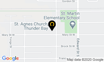St Agnes Church in Thunder Bay map