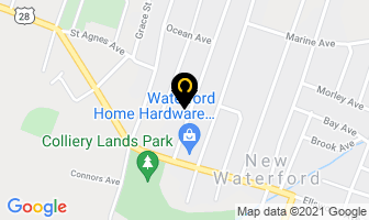 St Agnes Elementary School in New Waterford map