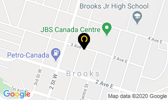 St Alban's Anglican Church in Brooks map