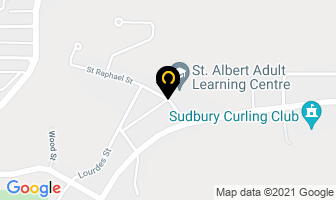 St Albert Daycare in Sudbury map