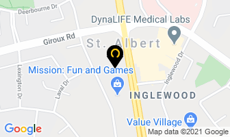 St Albert Source For Sports in St. Albert map