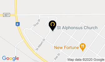 St Alphonsus Church in Rocanville map