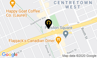St Anthony's Banquet Hall in Guelph map