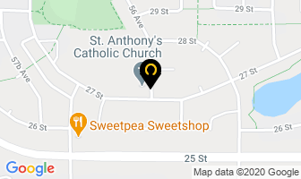St Anthony's Catholic Church in Lloydminster map