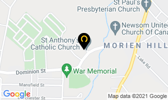 St Anthony's Rectory in Beloeil map