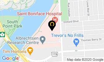 St-Boniface Hospital Foundation in Winnipeg map