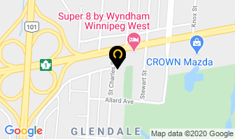 St Charles Motors in Winnipeg map