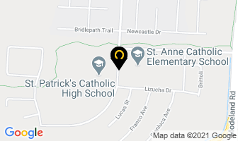St Clair Catholic District School Board Secondary Schools - St Christopher in Sarnia map