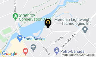 St Clair Region Conservation Authority in Strathroy map