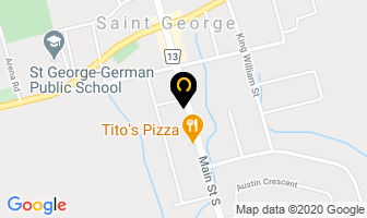 St George Clock Repair in Hinton map