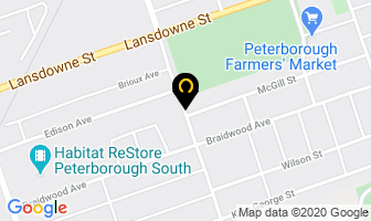 St Giles Presbyterian Church in Peterborough map
