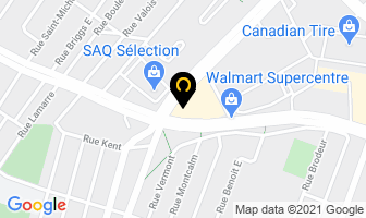 St-Hubert Express in Longueuil map