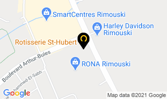 St-Hubert Restaurants in Rimouski map