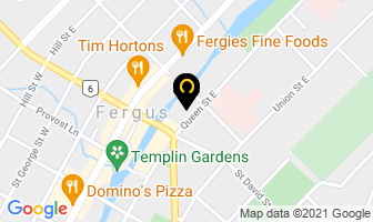 St James Anglican Church in Fergus map