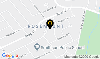 St James-Rosemount United Church in Kitchener map
