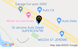 St-Jer&ocirc;me Auto D&eacute;p&ocirc;t in Saint-Jérôme map