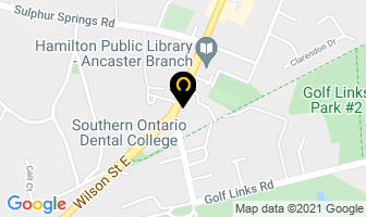 St John's Anglican Church in Hamilton map
