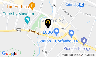 St John's Presbyterian Church in Grimsby map