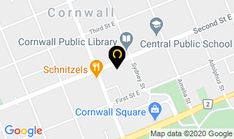 St Johns Presbyterian Church in Cornwall map