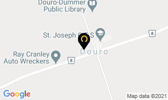 St Joseph's Church in Lakefield map