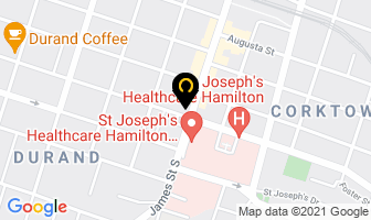St Joseph's Healthcare Foundation in Hamilton map