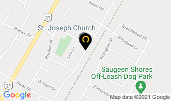 St Joseph's Parish Jubilee Hall in Port Elgin map