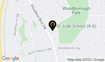 St Jude School (K-6) in Calgary map