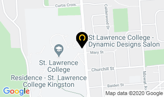St Lawrence College - Dynamic Designs Salon in Kingston map