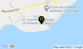 St Lawrence River Institute Of Environmental Sciences in Cornwall map